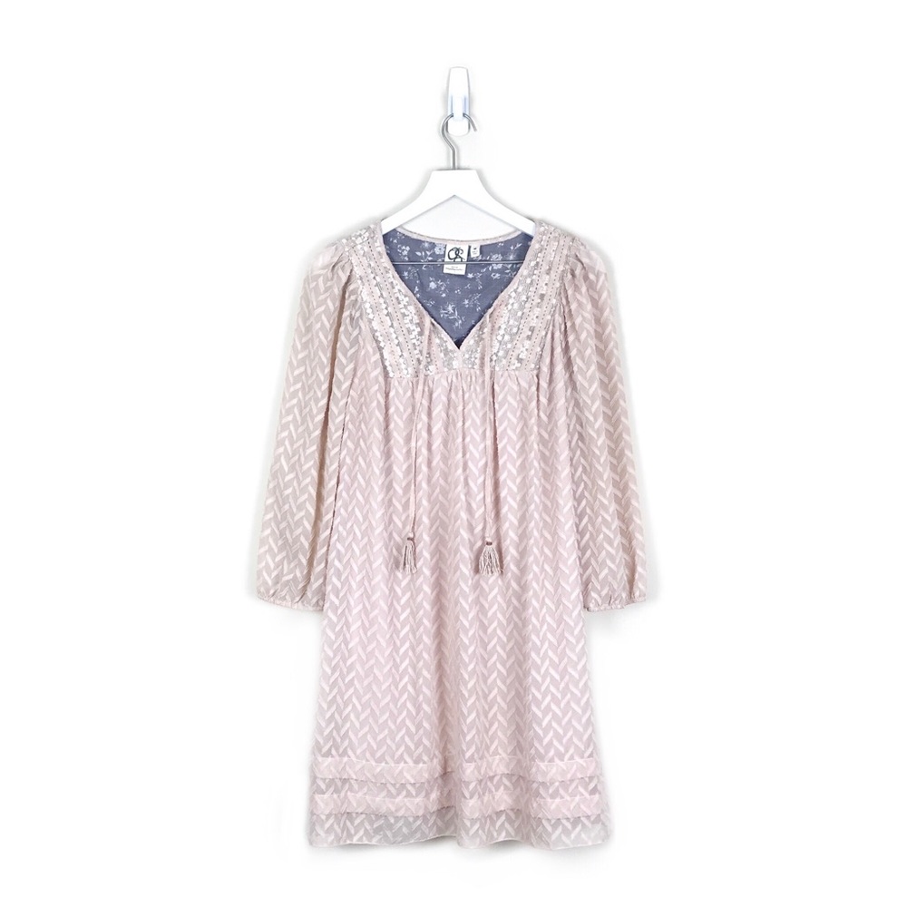 One September | Anwen Peasant Dress in Blush